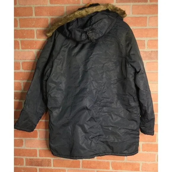 Vintage Anderson Little Arctic Parka Winter Snow Flying Jacket Hooded Pockets Me